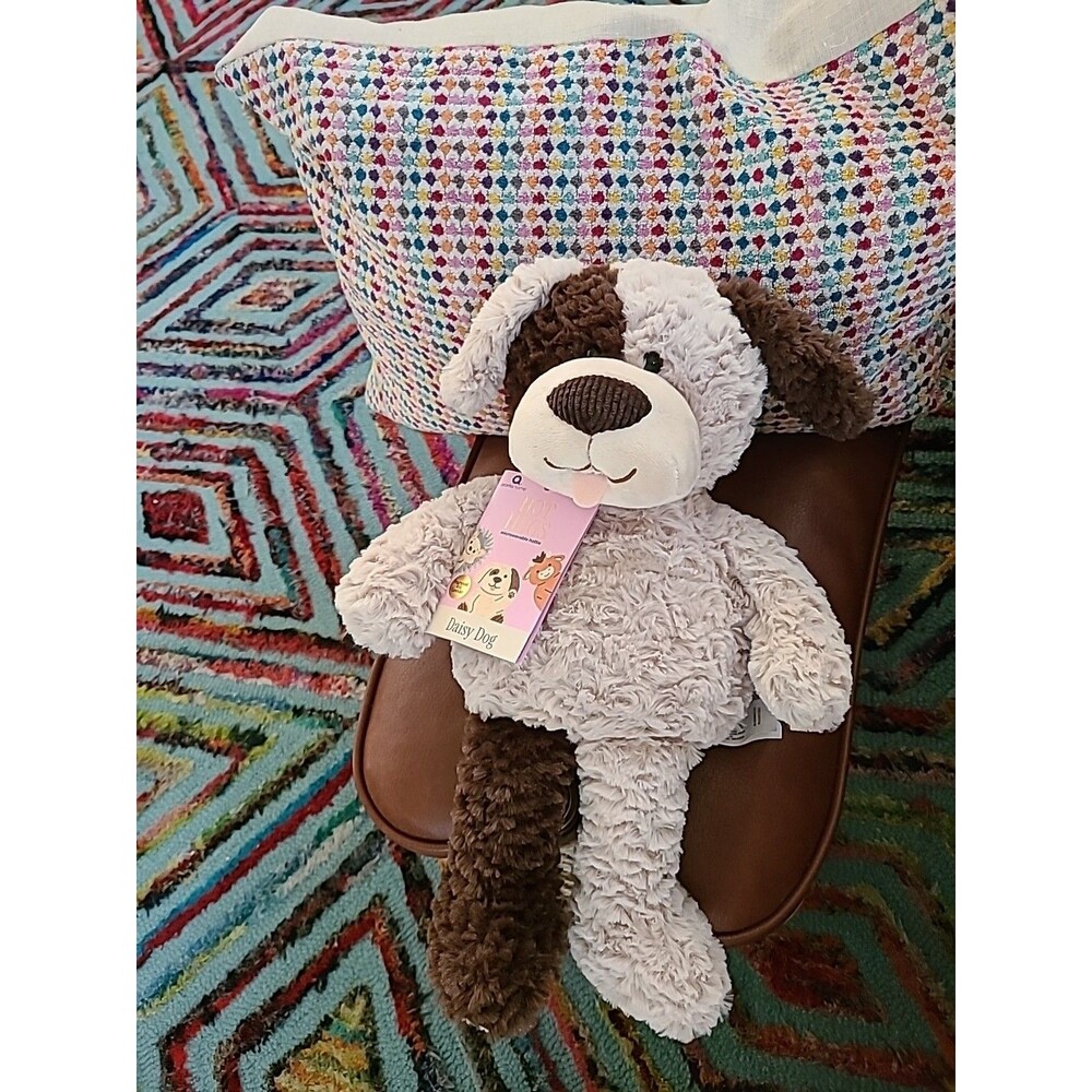 NWT Aroma Home Hot Hugs Daisy Dog Microwave Hottie Comforter Plush Soft Cramps